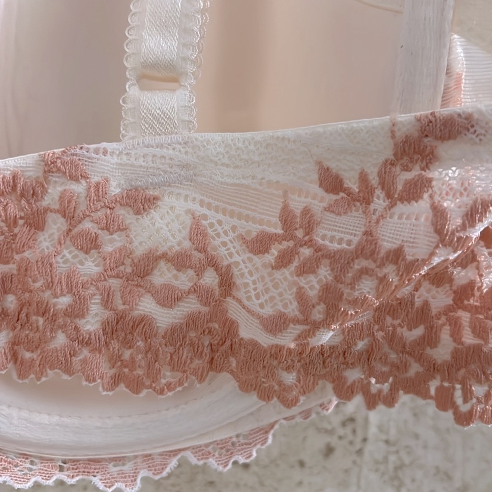 Wacoal Lace Embroidered Bra size 38C NWOT - Picture 4 of 7